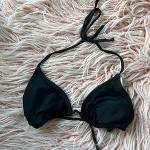 Black bikini top
